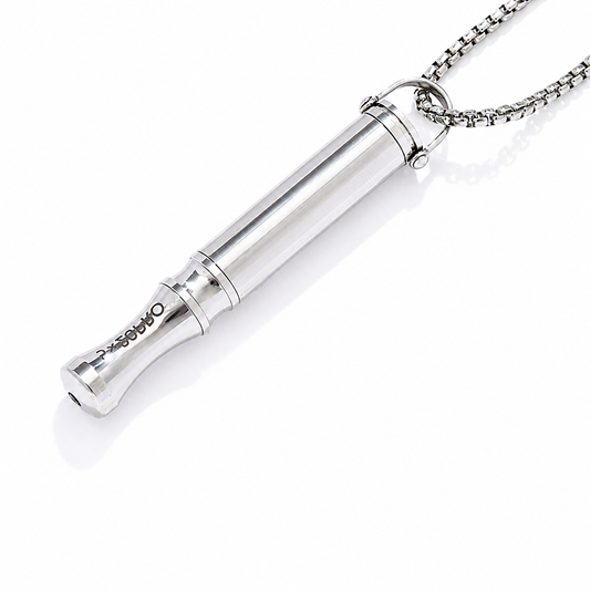 PRO Calm Breathing Necklace –  Silver